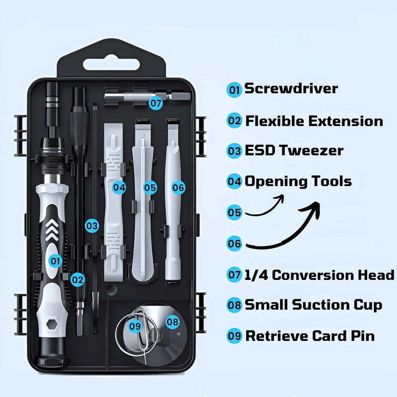 Elite All in One Screwdriver Set For Electronics